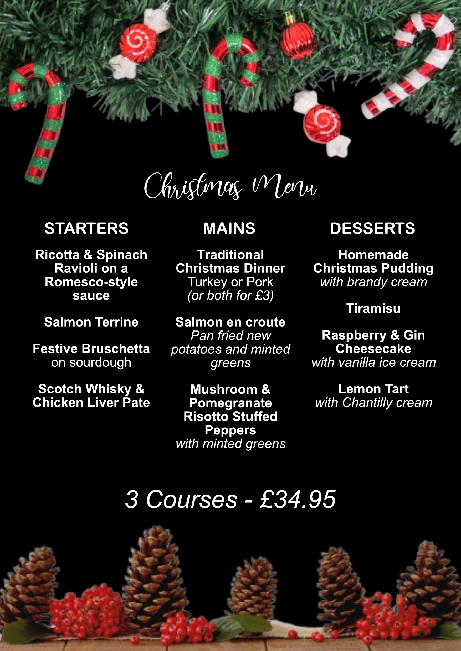 Christmas Menu Digital